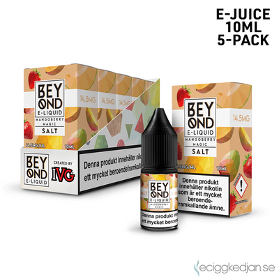 Beyond Salts | Mangoberry Magic | 10ml E-Juice | 14,5mg Saltnikotin | 5pack