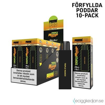 Pod Click | Frunk | Triple Mango | 10pack