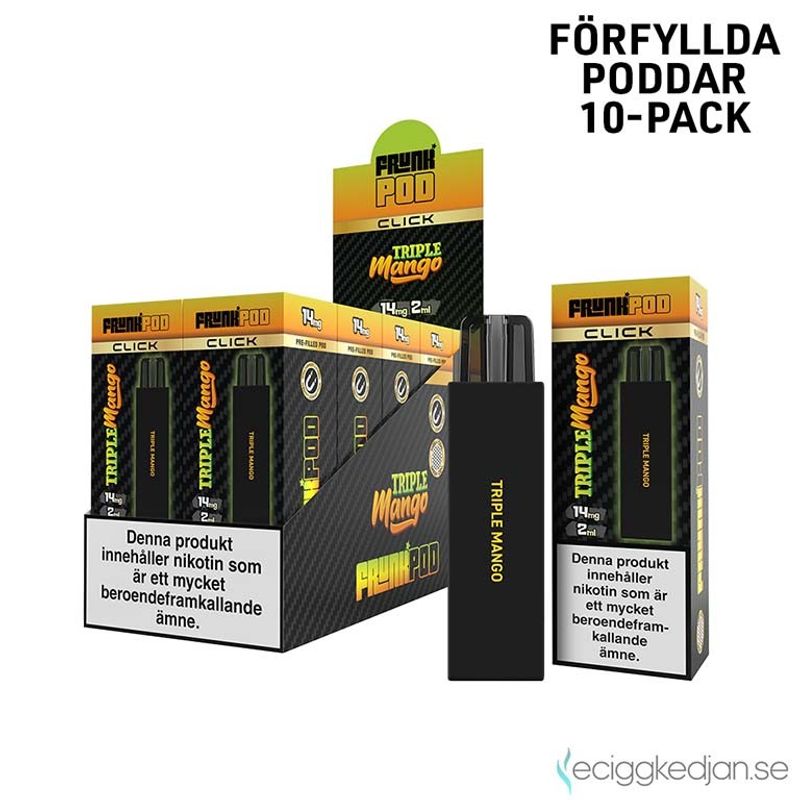 Pod Click | Frunk | Triple Mango | 10pack