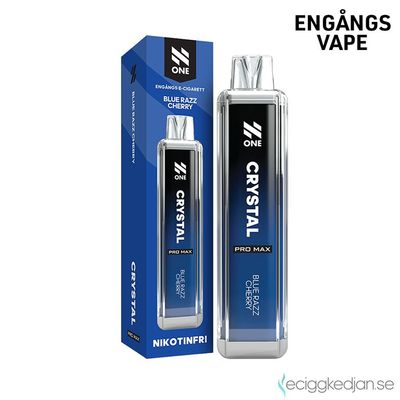 N One Crystal ZERO | Blue Razz Cherry | Engångsvape