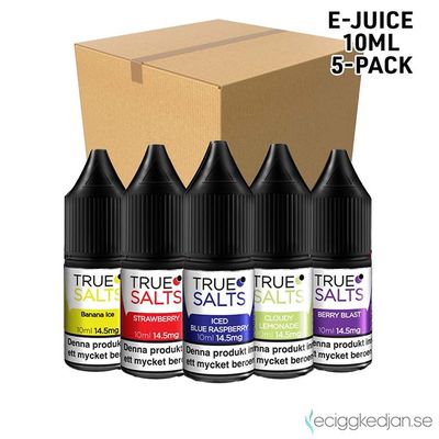 True Salts 14,5mg Nikotinsalt | Komplett Pack | 5*1