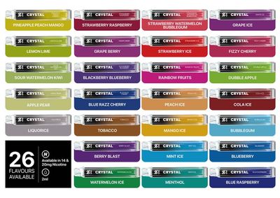 N One Crystal | Blueberry | Engångsvape | 10pack