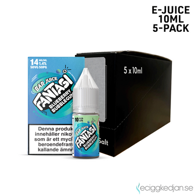 Fantasi Bar Salt | Blueberry Bubblegum | 10ml E-Juice | 5pack