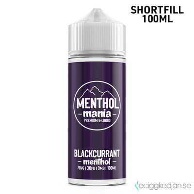 Menthol Mania | Blackcurrant Menthol |100ml Shortfill