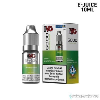 IVG 6000 | Sourberry Fusion | 10ml E-Juice | 14,5mg Saltnikotin