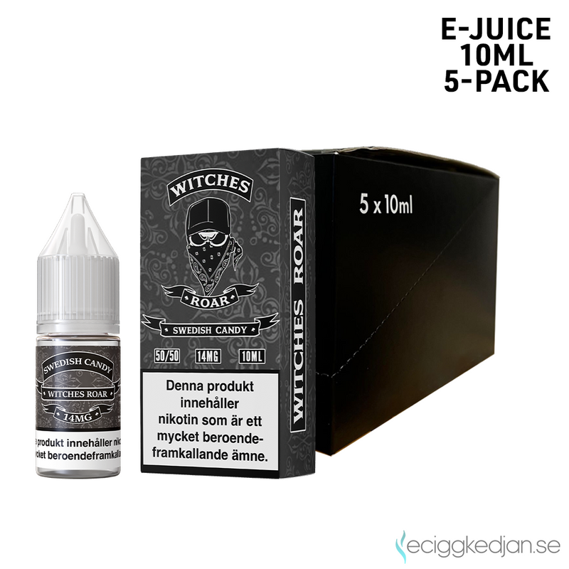 Swedish Candy Salt | Witches Roar | 10ml E-Juice | 5pack