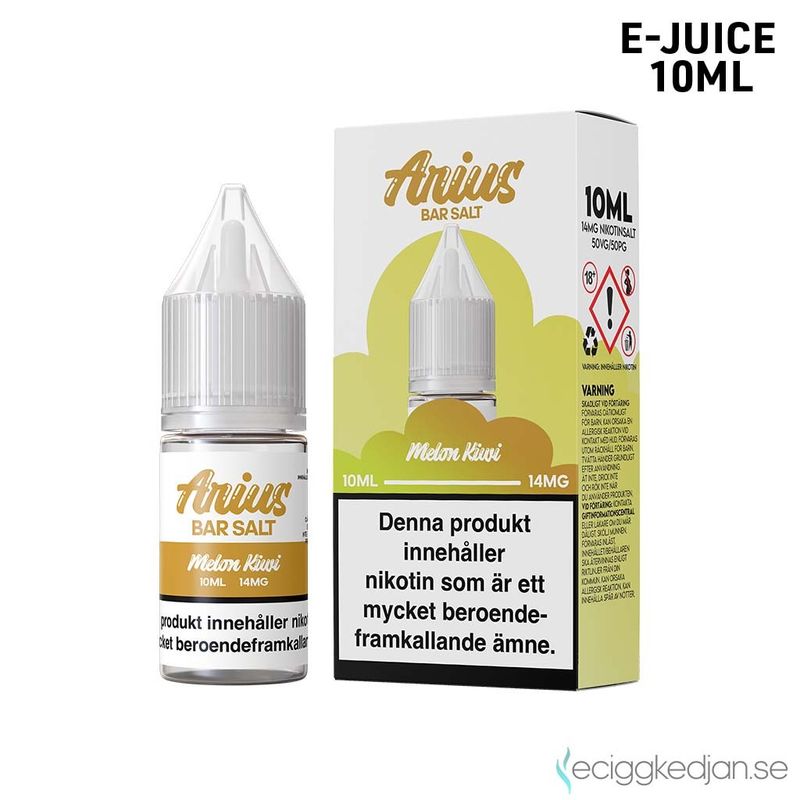 Arius Bar Salt Fruity | Melon Kiwi | 10ml E-Juice