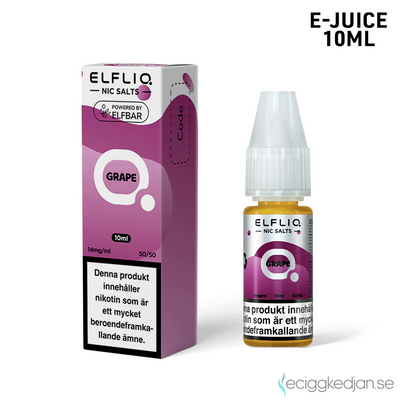 Elfliq | Grape | 10ml E-Juice