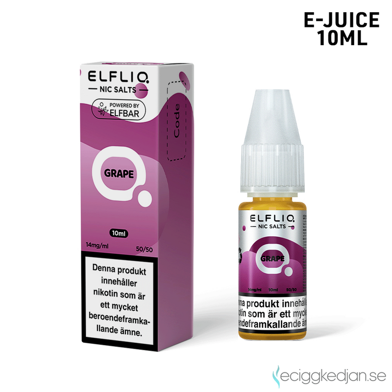 Elfliq | Grape | 10ml E-Juice