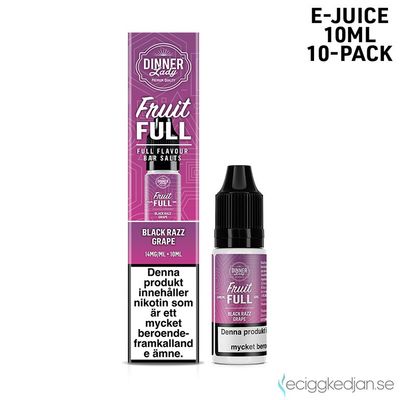 Dinner Bar Salts | Black Razz Grape | 10ml E-Juice | 10pack