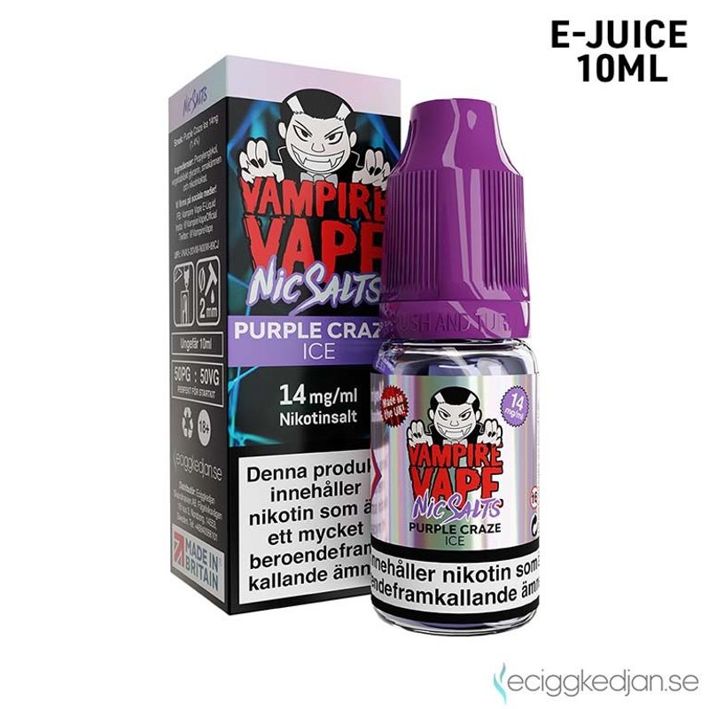 Vampire Vape | Purple Craze Ice | 10ml E-Juice
