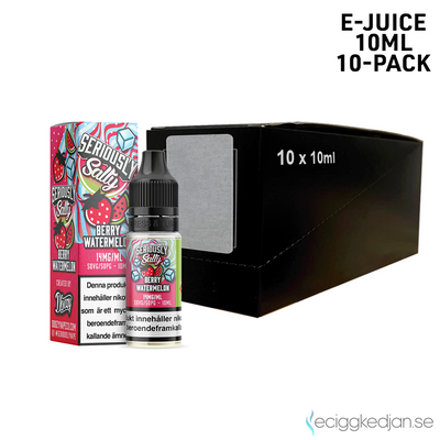 Seriously Salty | Berry Watermelon | 10ml E-Juice | 10pack