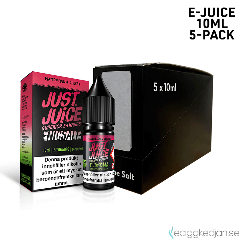 Just Juice Iconic | Watermelon Cherry | 10ml E-Juice | 5pack
