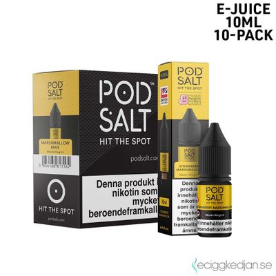 Pod Salt Fusion | Marshmallow Man III | 10ml E-Juice | 10pack