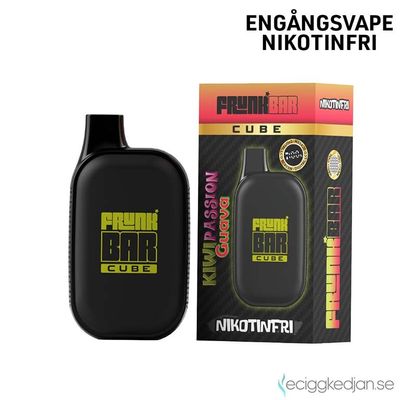 Frunk Bar Cube ZERO | Kiwi Passion Guava | Nikotinfri Engångsvape