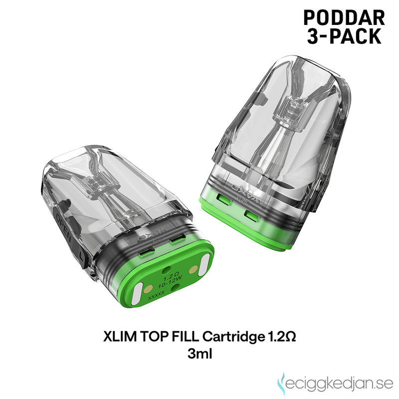 Oxva | Xlim Cartridge Top Fill 3ml | 3pack