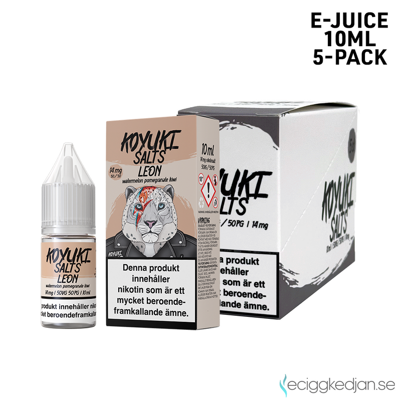 Koyuki Salts Syndicate | Leon | 10ml E-Juice | 5pack