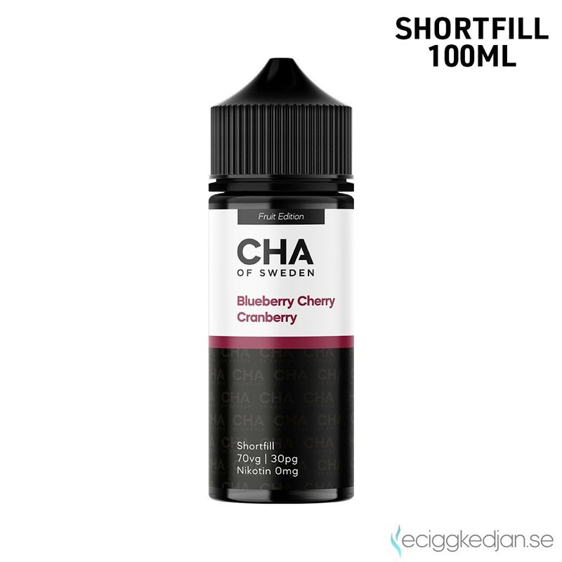 CHA of Sweden Fruit Edition | Blueberry Cherry Cranberry | 100ml Shortfill