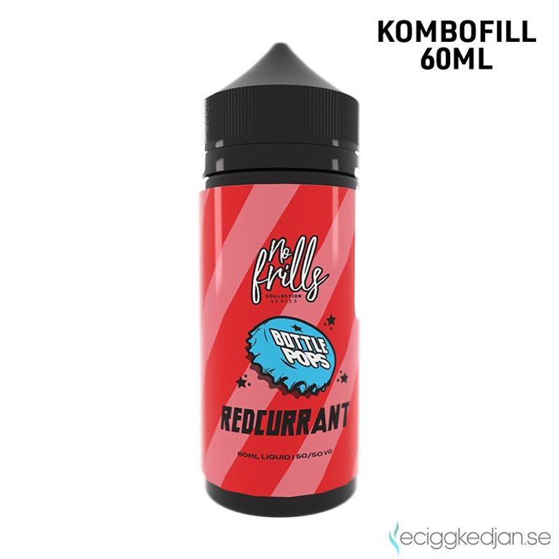 No Frills | Bottle Pops Redcurrant | 60ml Kombofill