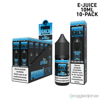 Frunk Salt | Sour Blue Razz | 10ml E-Juice | 10pack