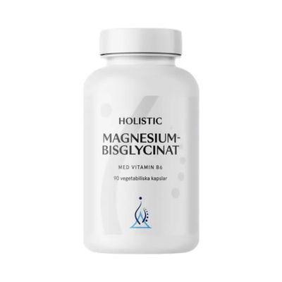 Holistic Magnesiumbisglycinat 100 mg, 90 kapslar