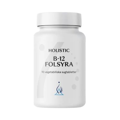 Holistic B12 Folsyra, 90 sugtabletter