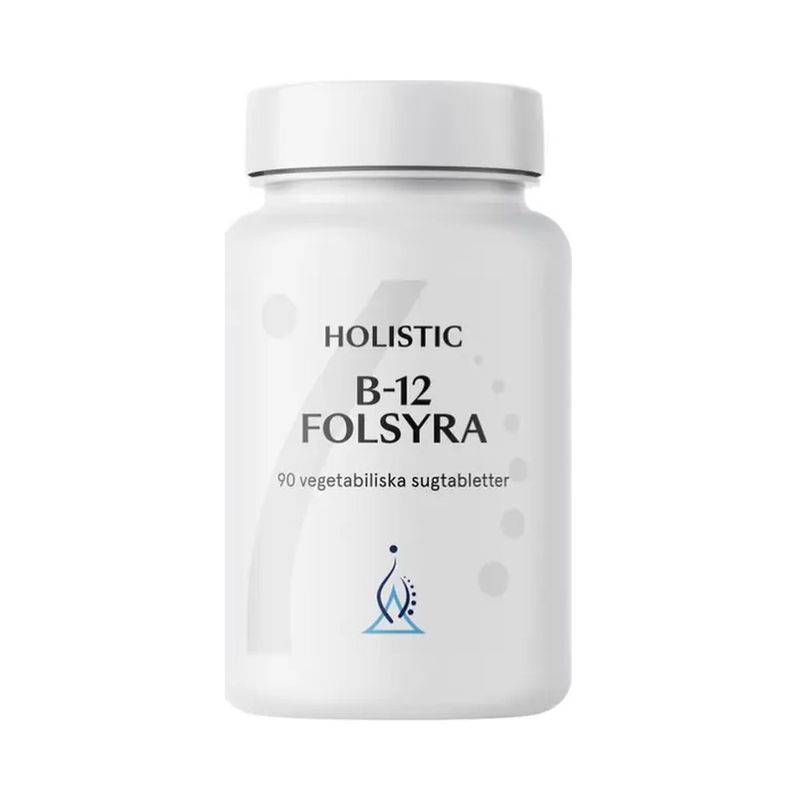 Holistic B12 Folsyra, 90 sugtabletter