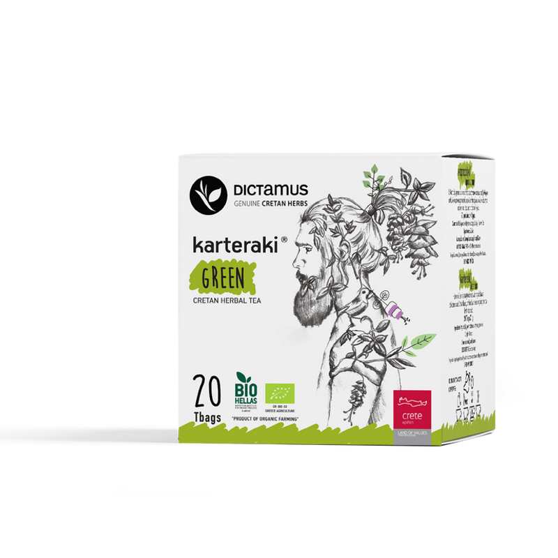 KARTERAKI® Green – Ekologiskt Grönt Örtte
