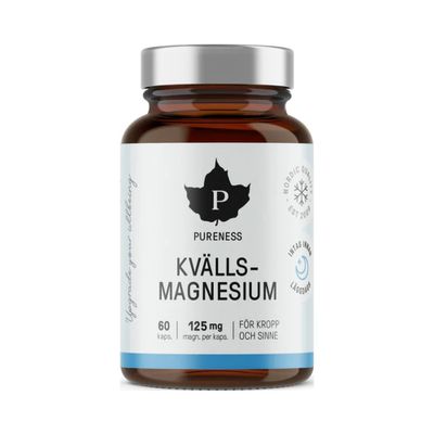 Pureness Kvällsmagnesium, 60 kapslar