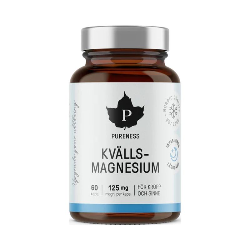Pureness Kvällsmagnesium, 60 kapslar