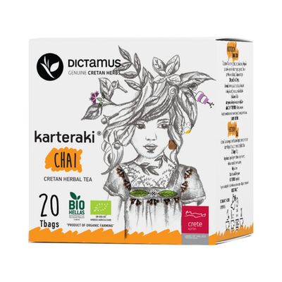 KARTERAKI Chai, ekologisk örtinfusion, 20 tepåsar