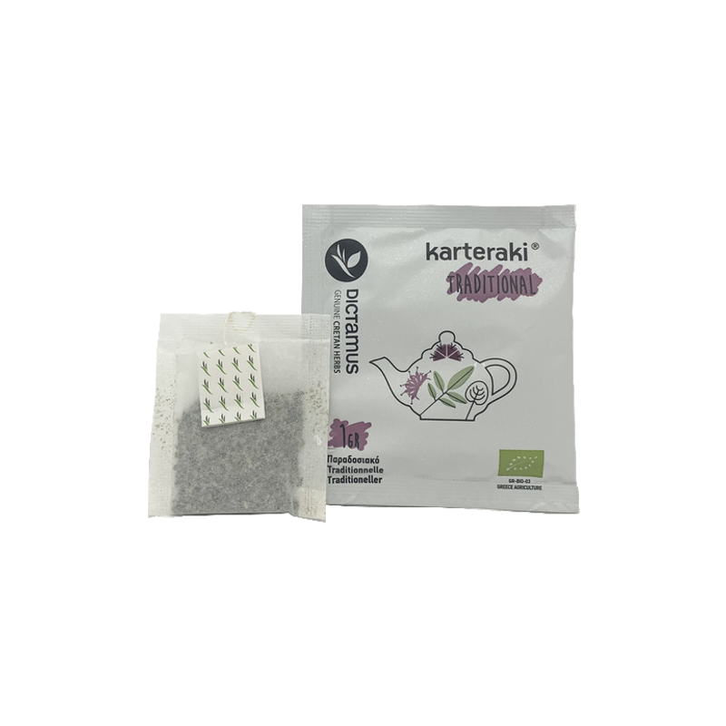 KARTERAKI® Traditionellt Kretensiskt Örtte, EKO, 20 Tepåsar