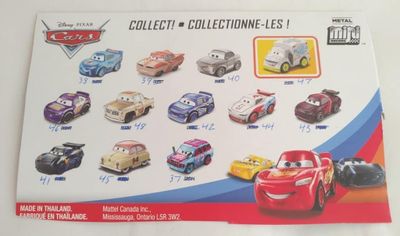Mini racers Cars (olika bilar) 2020 Disney cars