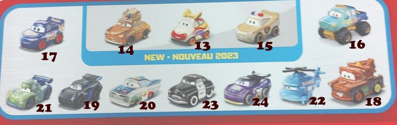 Mini racers Cars (olika bilar) 2023