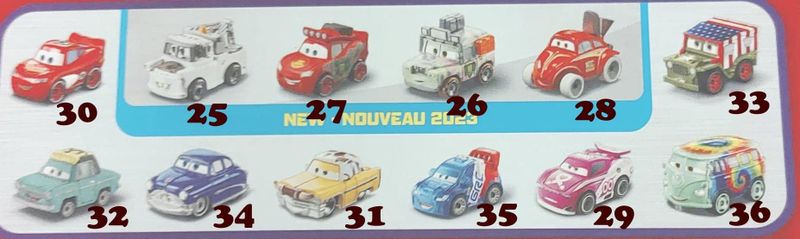 Mini racers Cars (olika bilar) 2023