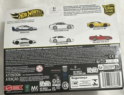 2-pack Chevrolet Corvette Z06, Dodge Viper SRT10 2003 - Hot Wheels 1:64