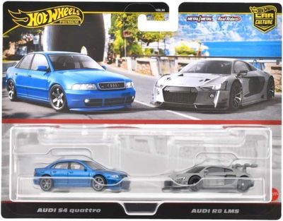 2-pack Audi S4 Quattro & Audi R8 LMS - Hot Wheels 1:64