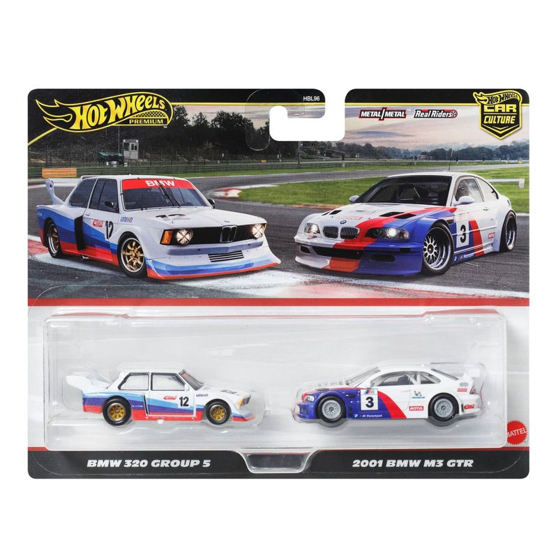 2-pack BMW 320 Group 5 & BMW 2001 M3 GTR - Hot Wheels 1:64