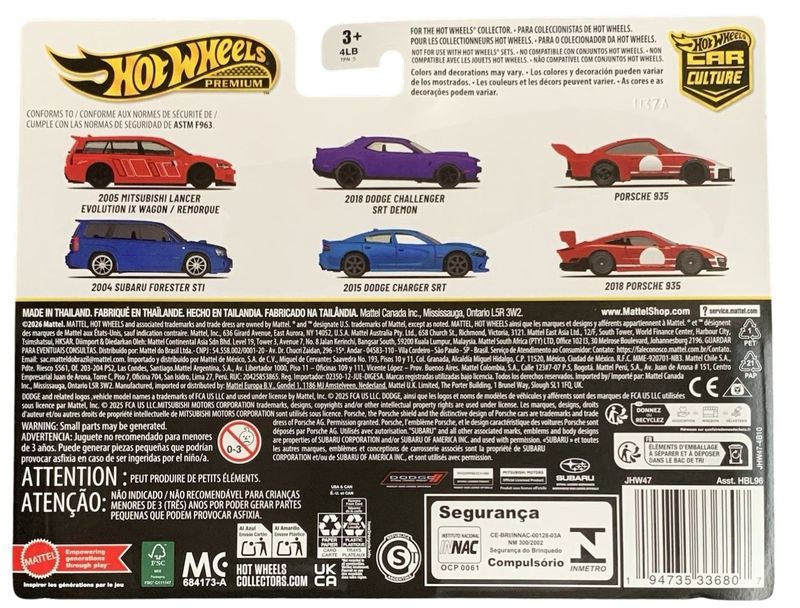 2-pack Mitsubishi Lancer Evo IX Wagon & Subaru Forester - Hot Wheels 1:64