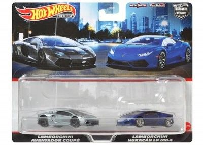2-pack Lamborghini Aventador & Huracan - Hot Wheels 1:64