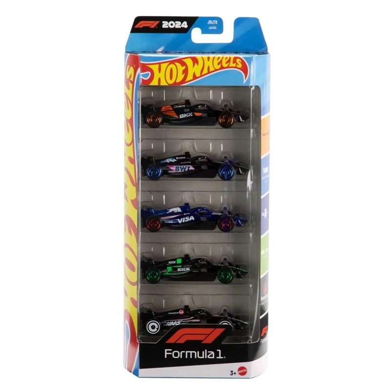 5-pack Team Formula 1- Hot Wheels 1:64