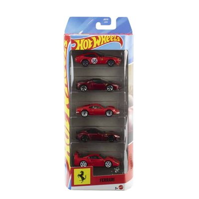 5-pack Ferrari - Hot Wheels 1:64