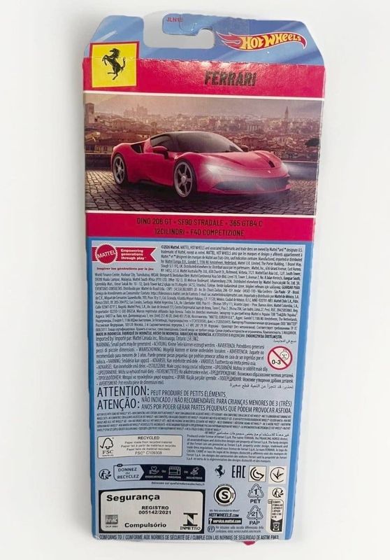 5-pack Ferrari - Hot Wheels 1:64