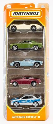 Matchbox Autobahn Express II 5-pack (Volvo P1800 mm) - Matchbox 1:64