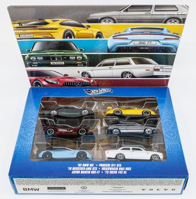 6-pack European Cars - Hot Wheels 1:64