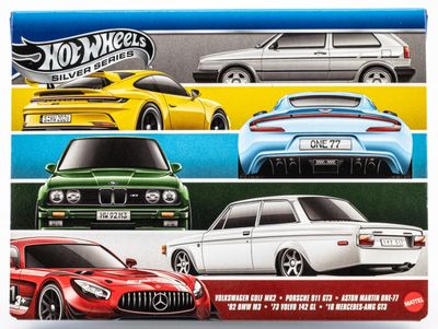 6-pack European Cars - Hot Wheels 1:64