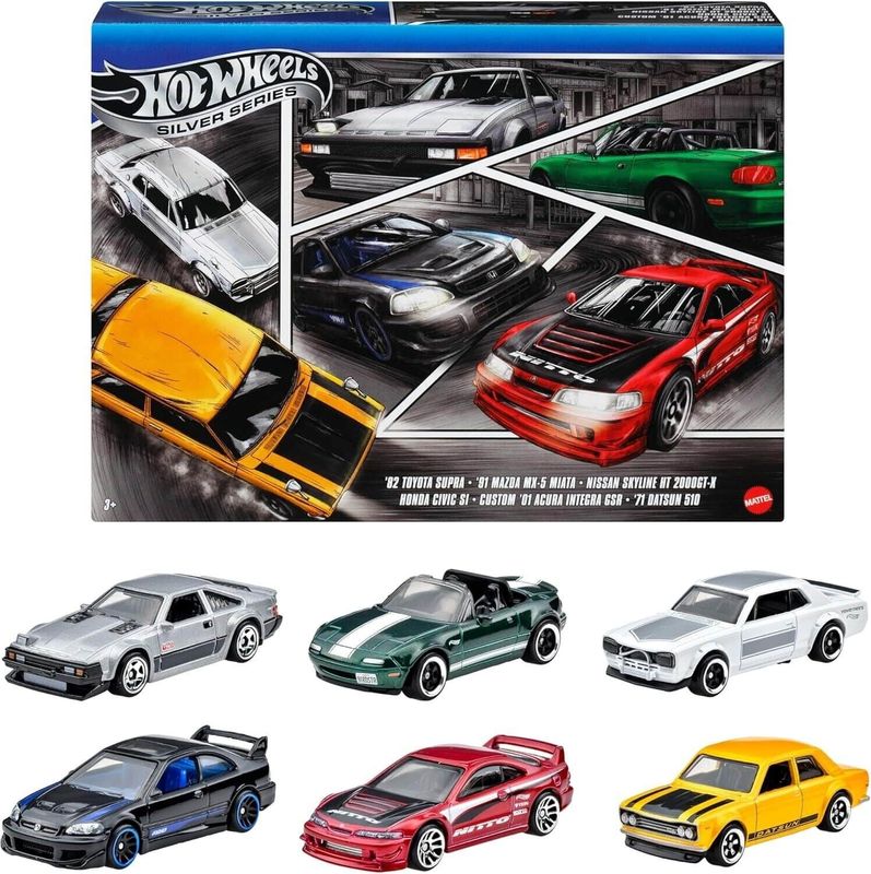 6-pack Streets of Japan - Hot Wheels 1:64