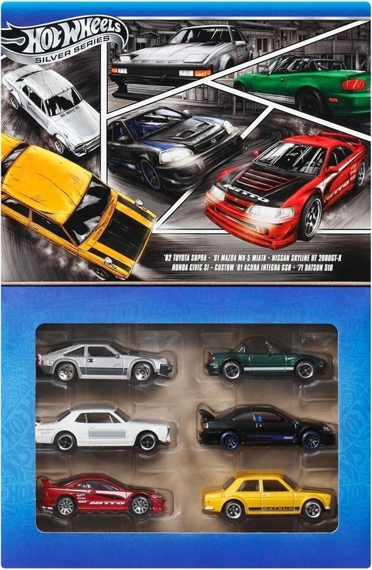6-pack Streets of Japan - Hot Wheels 1:64