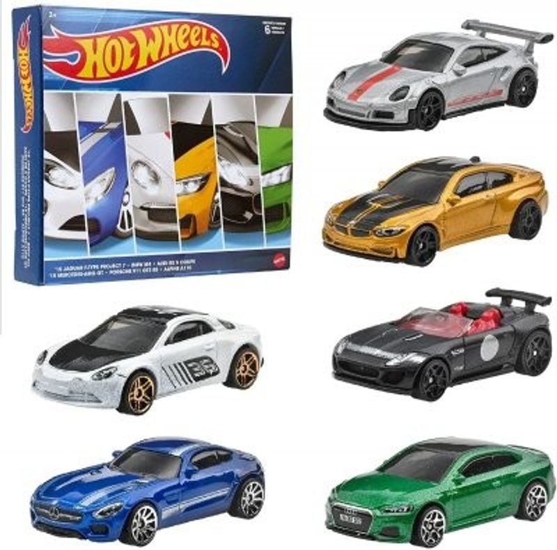 6-pack European speed machines - Hot Wheels 1:64
