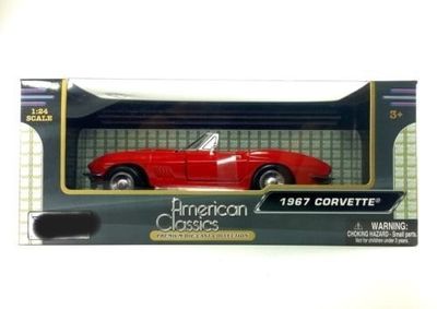 Chevrolet Corvette 1967 röd - Skala 1:24